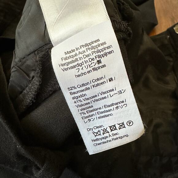 J. CREW Cameron Pants Black Slim Ankle Straight Leg Trouser Preppy - Picture 9 of 13